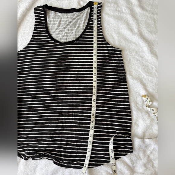 a new day Black and White Striped Tank Top - Picture 5 of 7